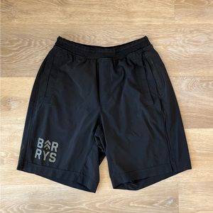 Lululemon men’s pace breaker lined x Barry’s Bootcamp M / Black / 7” inseam